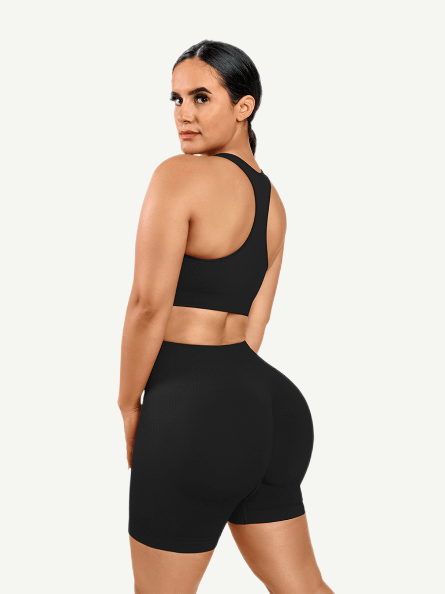 ssEco-friendly Sexy V Neck Seamless Sportswear