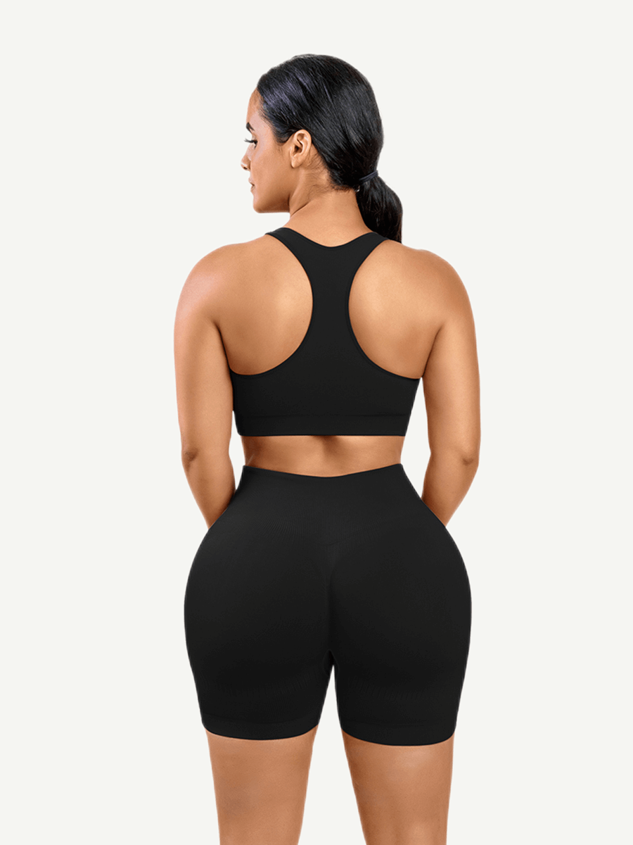 ssEco-friendly Sexy V Neck Seamless Sportswear