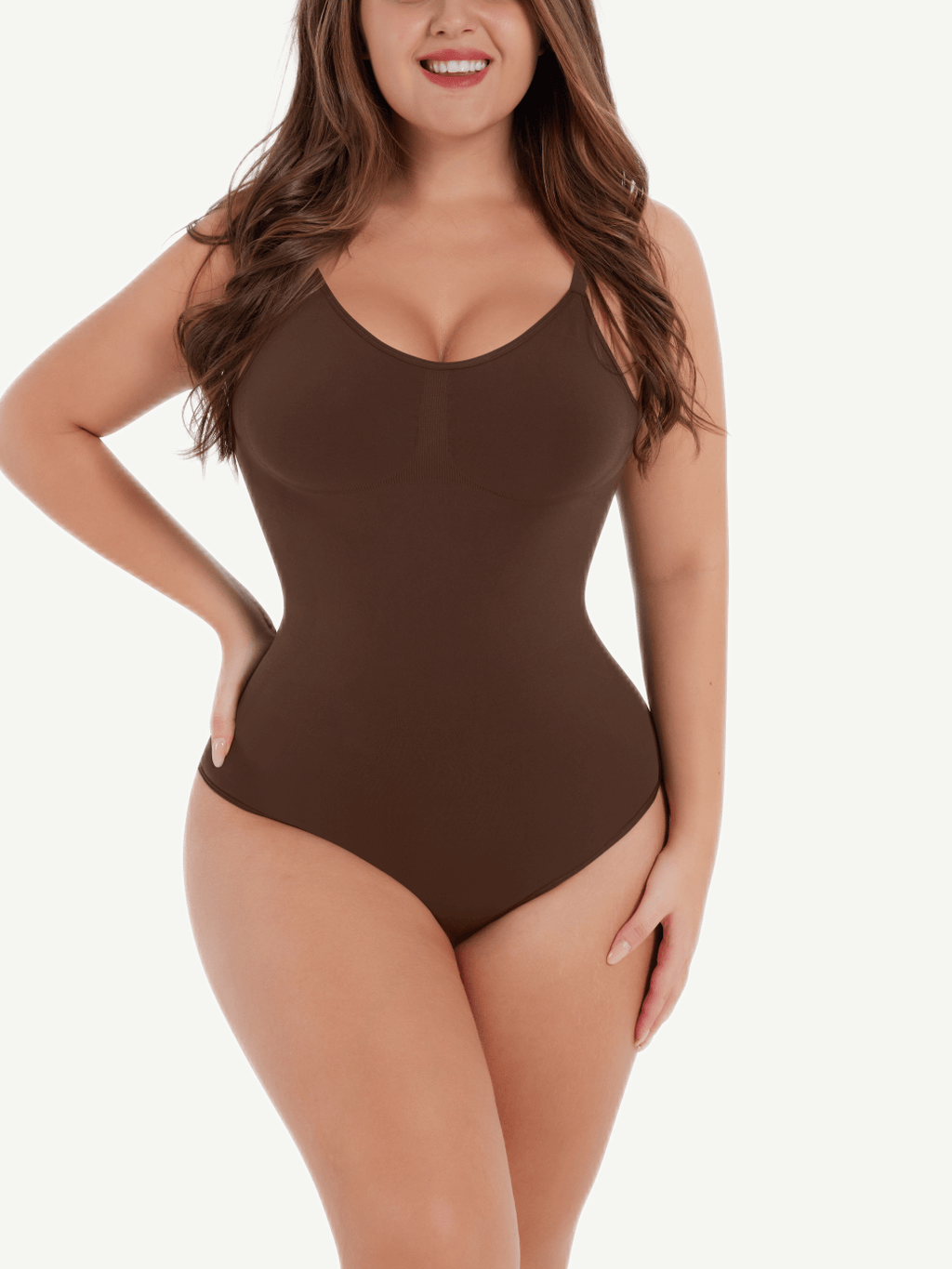 Presale-ssamless Cover-Breast Open-Back Thong
