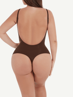 Presale-ssamless Cover-Breast Open-Back Thong