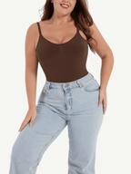Presale-ssamless Cover-Breast Open-Back Thong