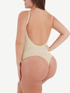 Presale-ssamless Cover-Breast Open-Back Thong