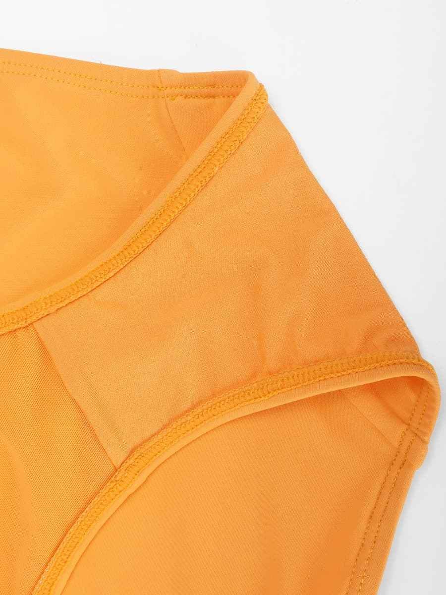sse-piece Swimsuit Built-in Elastic Mesh in the Abdomen With Removable Cups