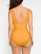 sse-piece Swimsuit Built-in Elastic Mesh in the Abdomen With Removable Cups