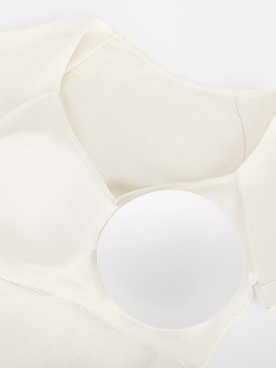 ssEco-friendly Seamless Super Strong Chest Support Shapewear Bodysuit
