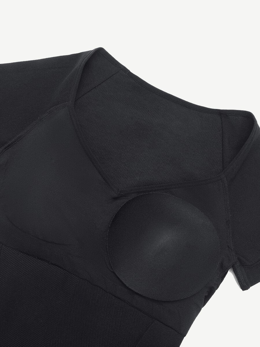 ssEco-friendly Seamless Super Strong Chest Support Shapewear Bodysuit
