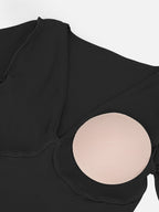 ssamless Deep V Tummy Control Waist Cinching Catsuit