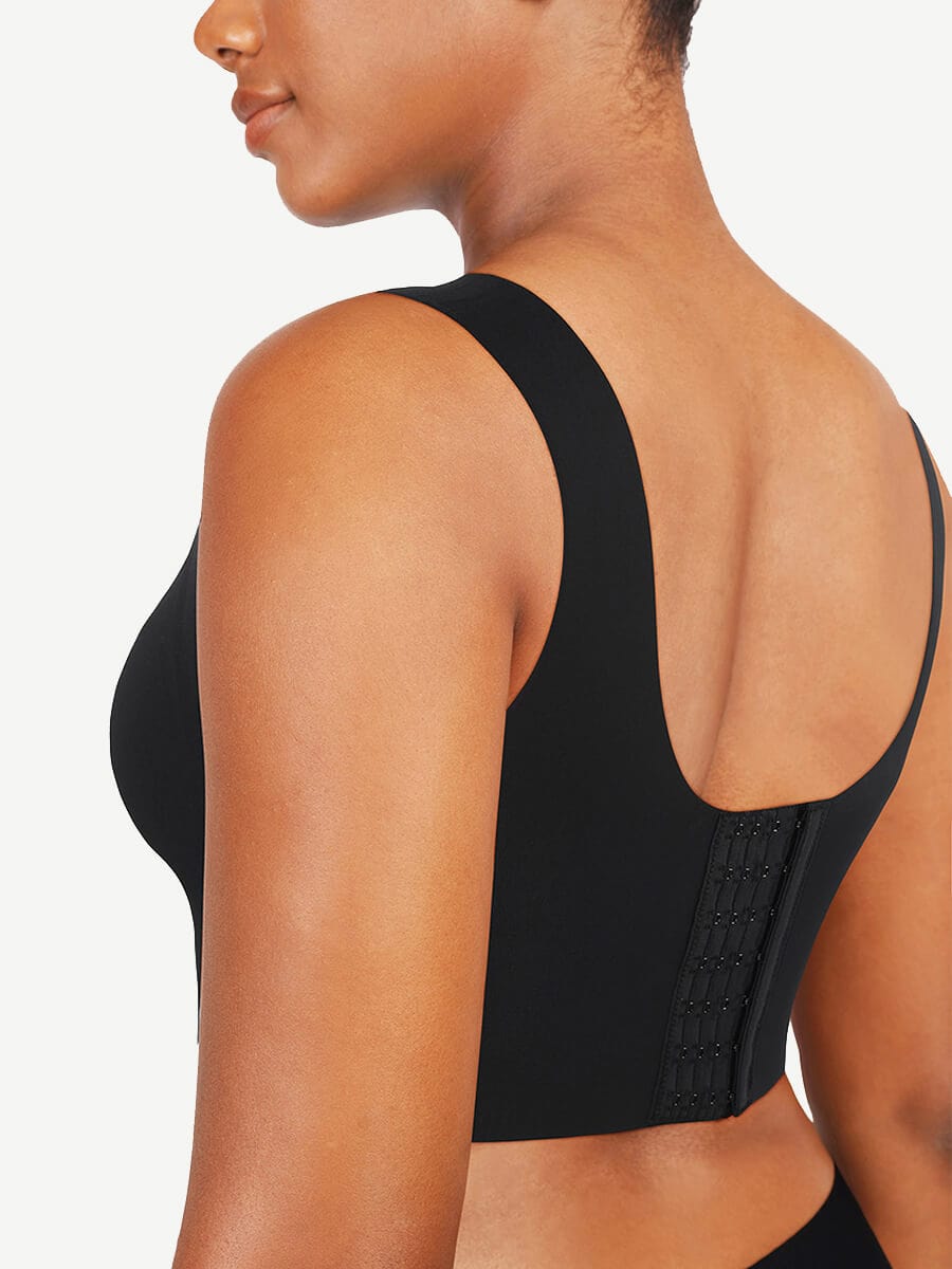 sstted V-Neck Seamless Bra Tank Top