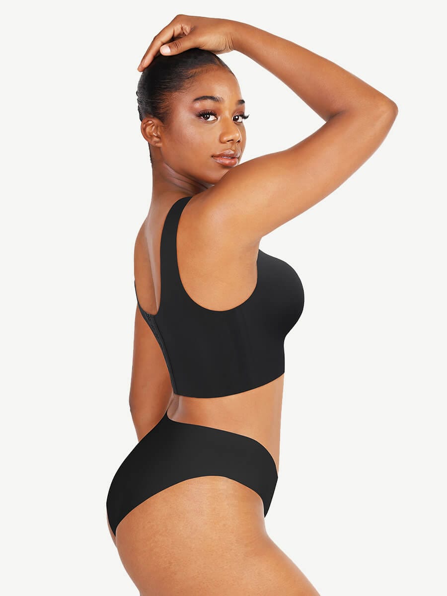 sstted V-Neck Seamless Bra Tank Top