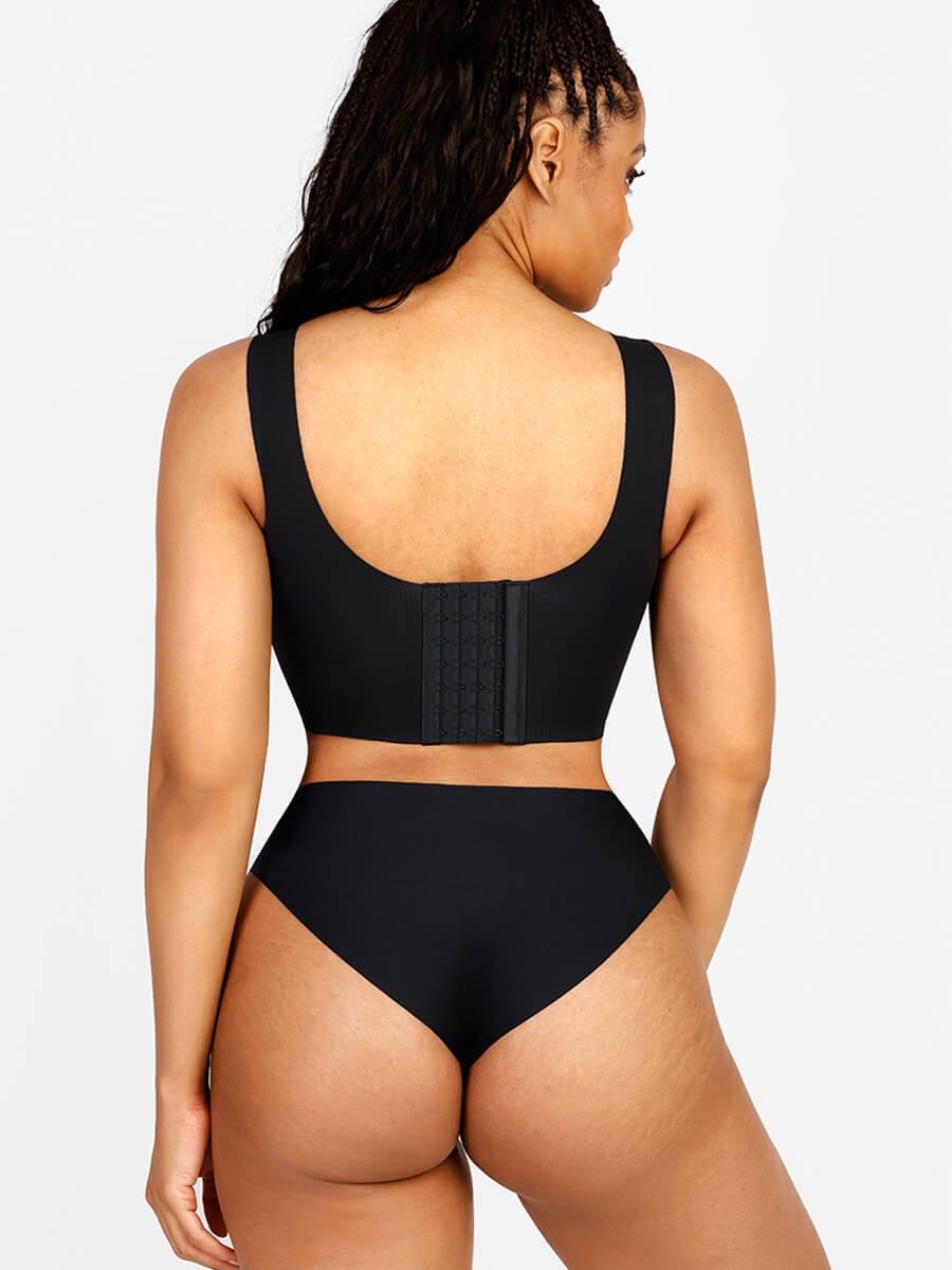 sstted V-Neck Seamless Bra Tank Top