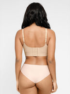 ssamless Breast Support Back Fat Reduction Inner Bra With Removable cups