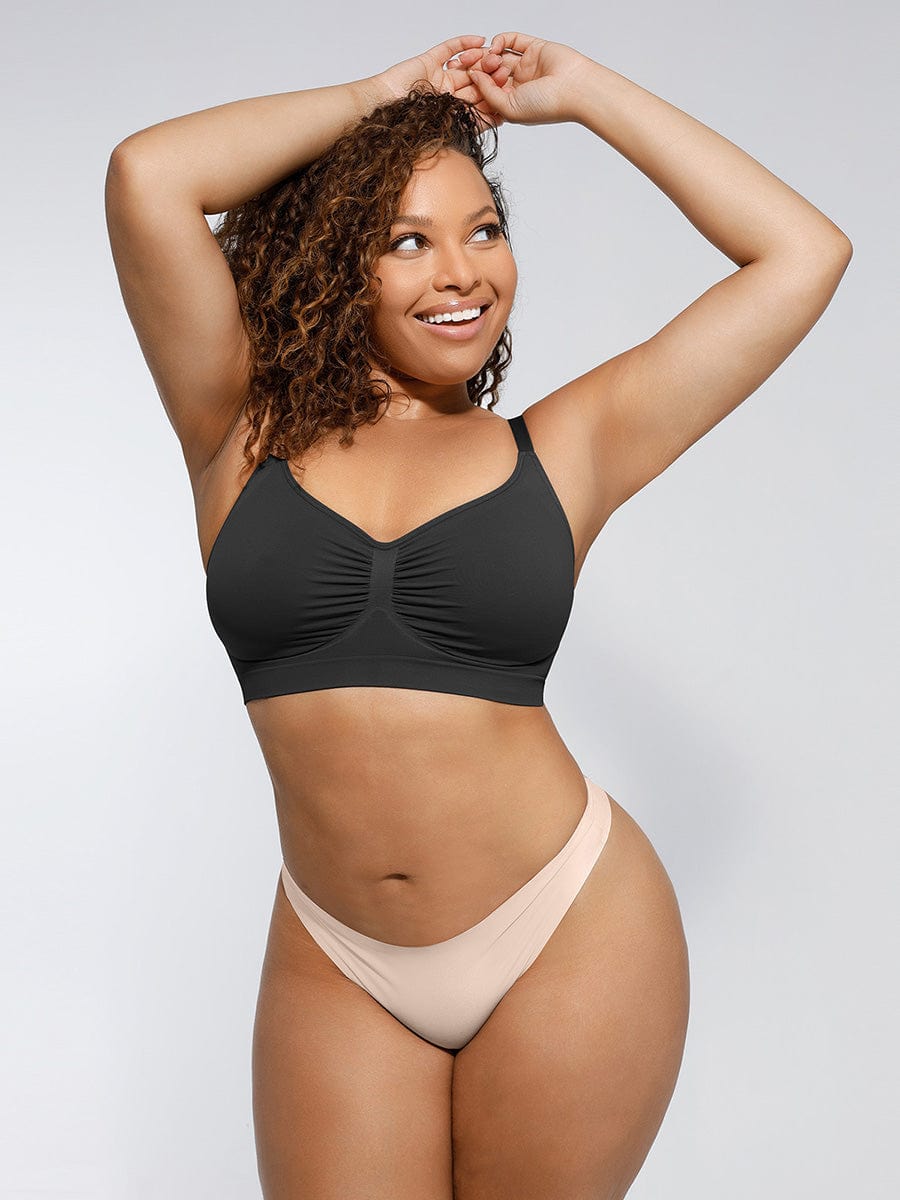 ssamless Shaping Bra with Adjustable Shoulder Straps