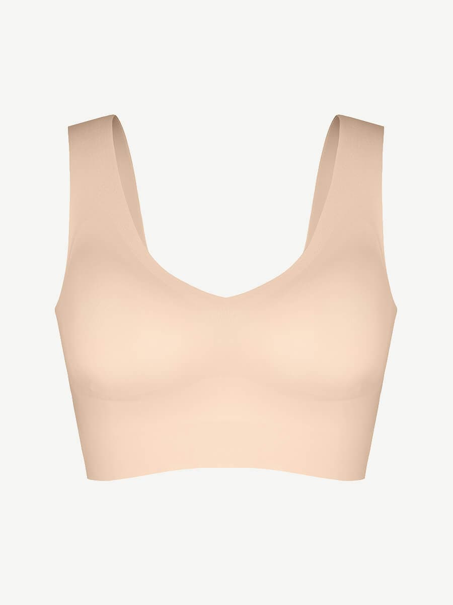 sstted V-Neck Seamless Bra Tank Top
