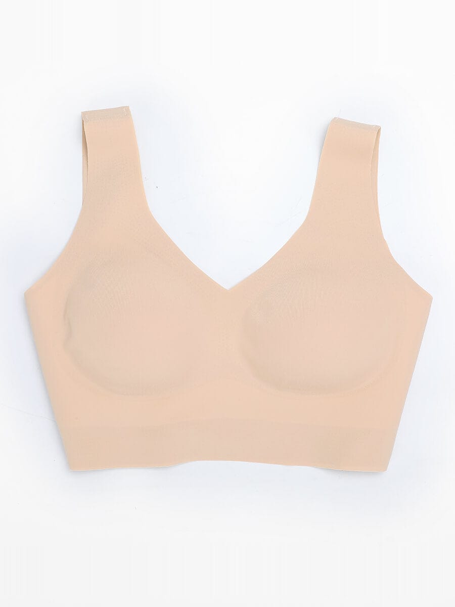 sstted V-Neck Seamless Bra Tank Top
