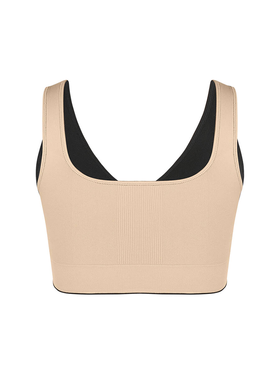 ssversible Wireless Comfort Bust Support Shaper Bra with Removable Cups