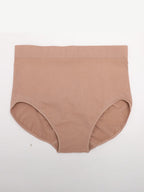 ssamless High-Waist Tummy Control Antibacterial Peach Hip Brief