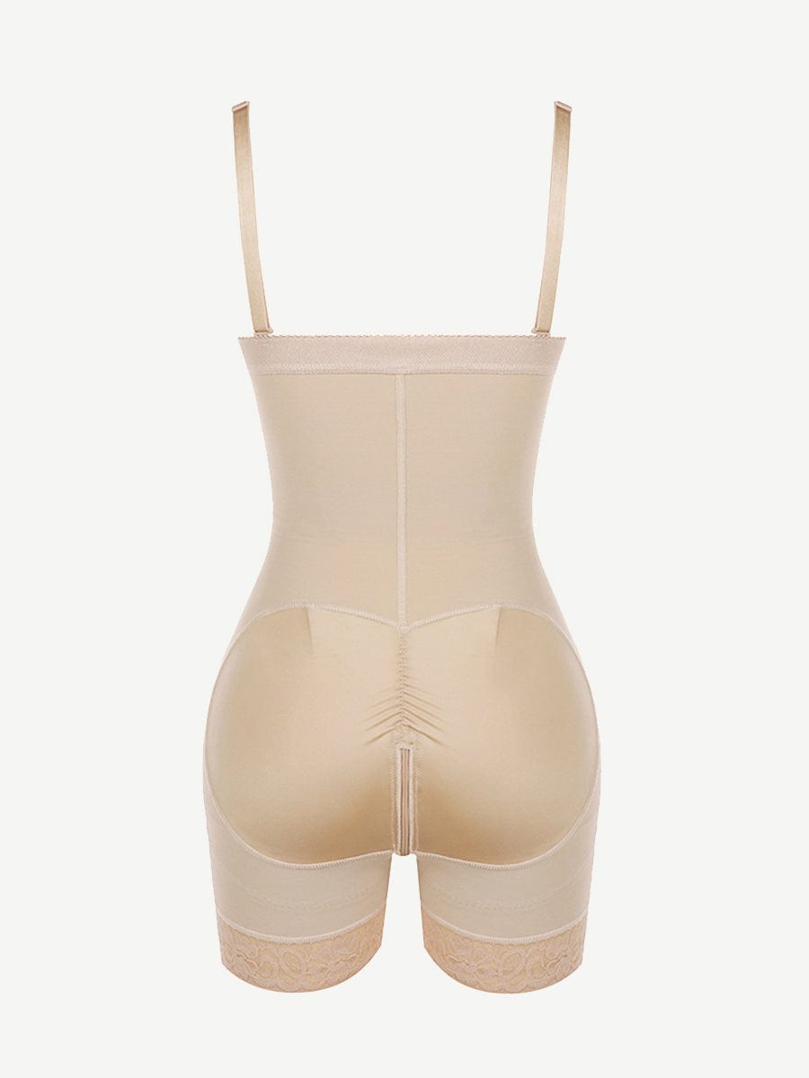 ssetty Detachable Straps Side Zip Postoperative Body Shaper