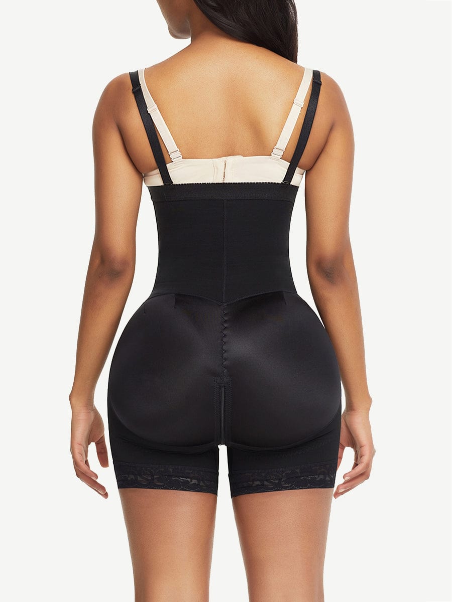 ssetty Detachable Straps Side Zip Postoperative Body Shaper