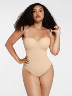 sse-Piece Underwire Strap Removable Waist And Abdomen Shaping Thong Bodysuit