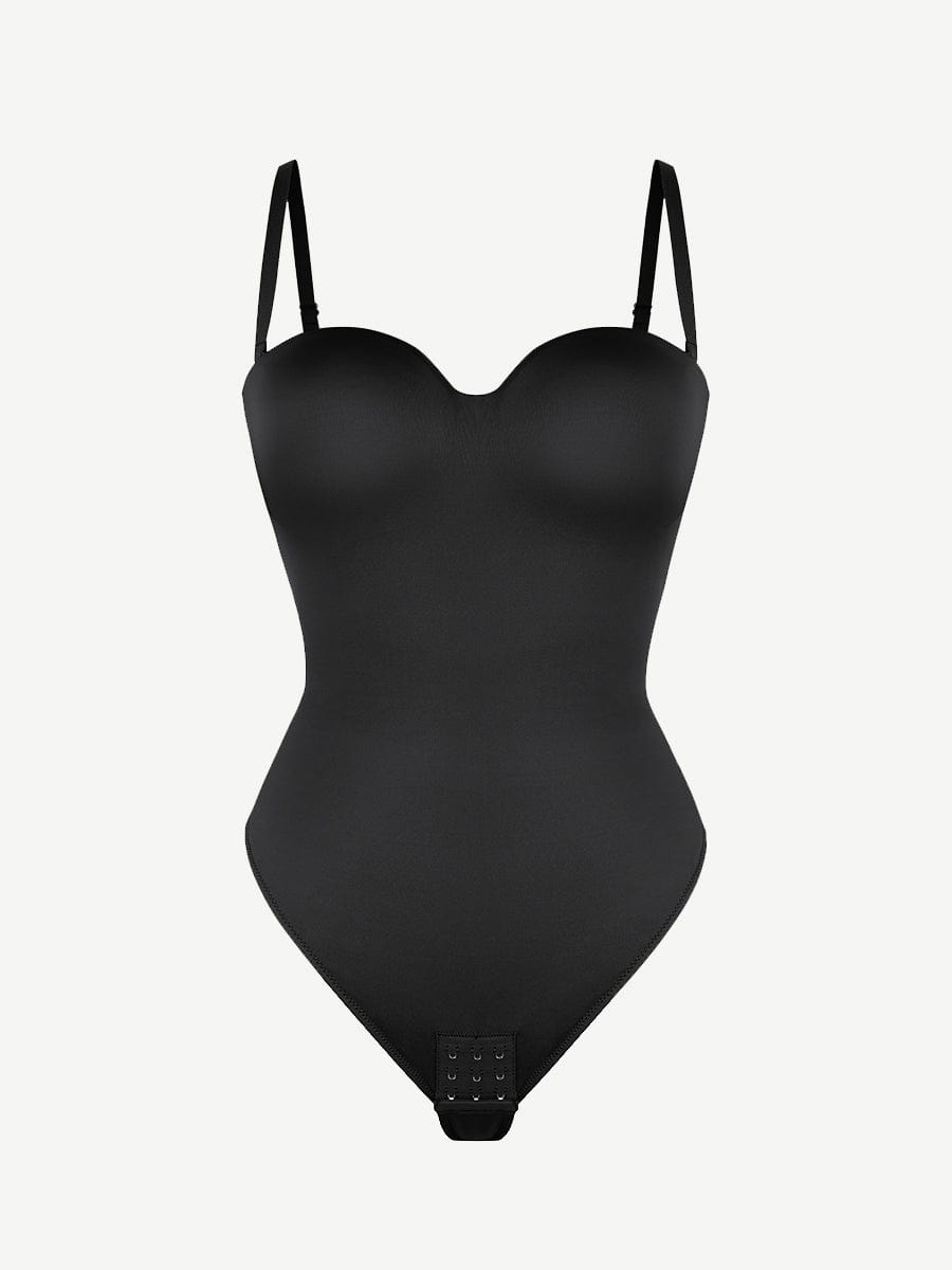 sse-Piece Underwire Strap Removable Waist And Abdomen Shaping Thong Bodysuit