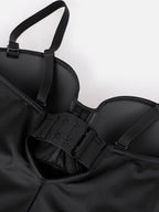 sse-Piece Underwire Strap Removable Waist And Abdomen Shaping Thong Bodysuit