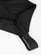 sse-Piece Underwire Strap Removable Waist And Abdomen Shaping Thong Bodysuit