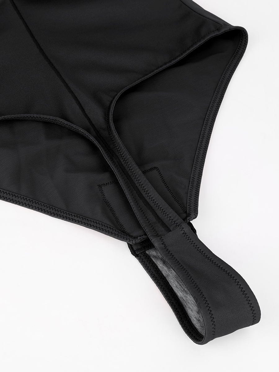 sse-Piece Underwire Strap Removable Waist And Abdomen Shaping Thong Bodysuit