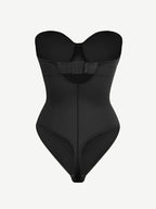 sse-Piece Underwire Strap Removable Waist And Abdomen Shaping Thong Bodysuit