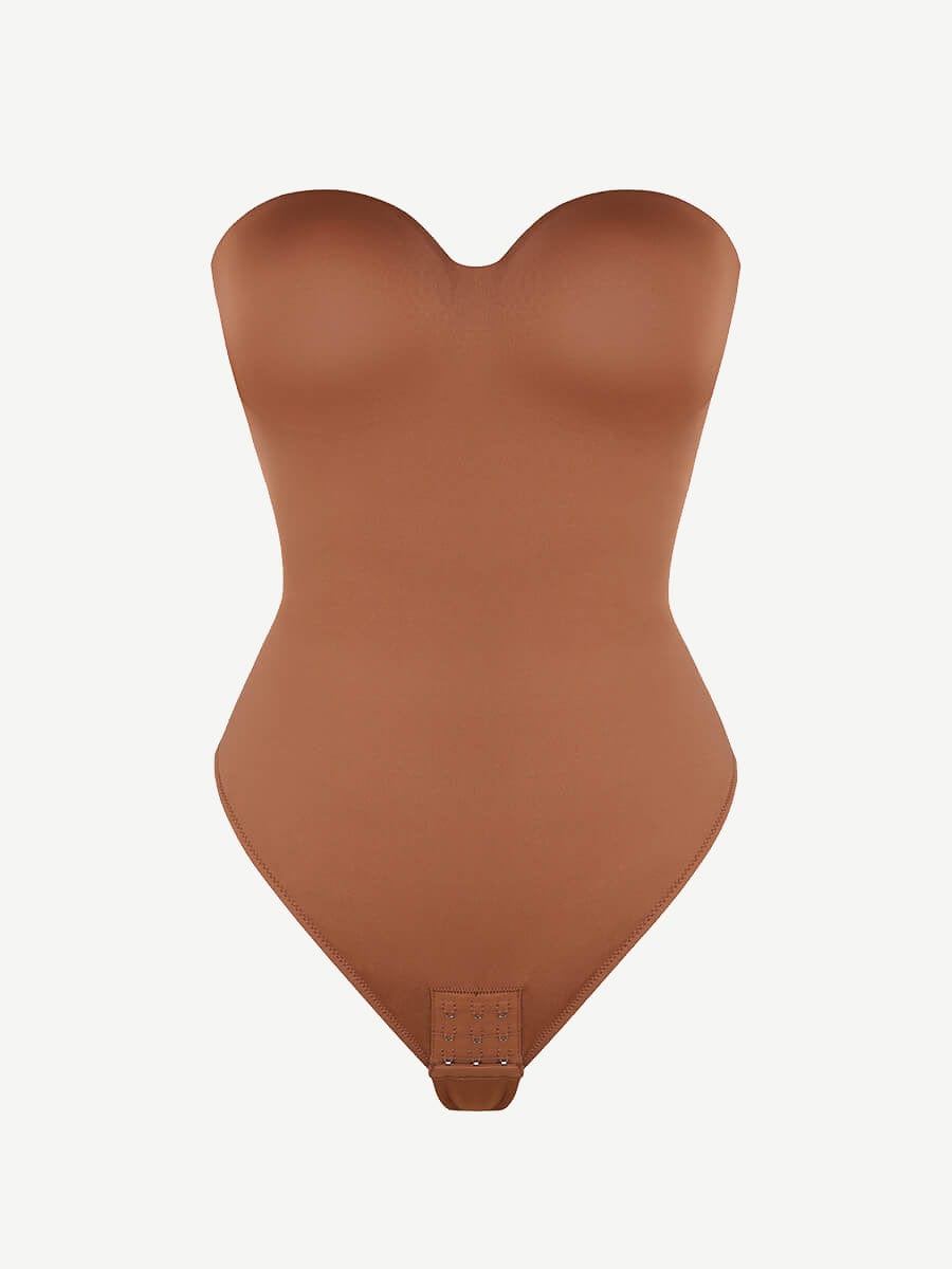 sse-Piece Underwire Strap Removable Waist And Abdomen Shaping Thong Bodysuit
