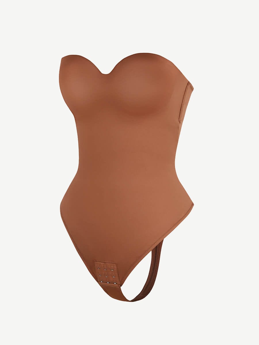 sse-Piece Underwire Strap Removable Waist And Abdomen Shaping Thong Bodysuit