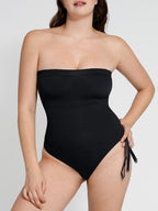 ssrap Removable Seamless ??Eco-friendly Sculpt Thong Bodysuit