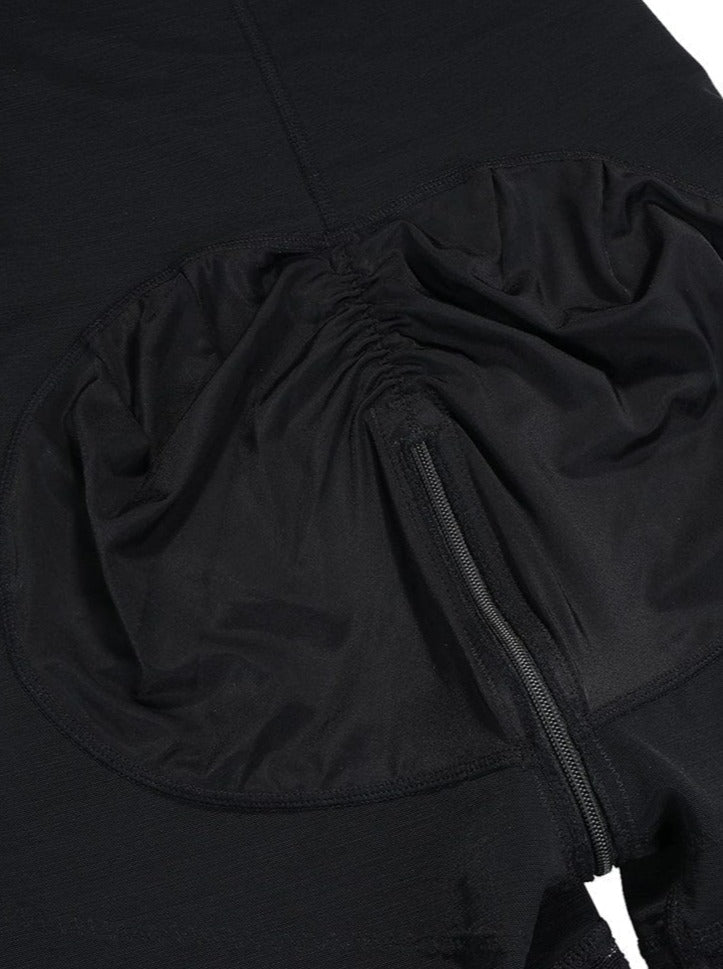 [USA Warehouse]ssetty Detachable Straps Side Zip Body Shaper Leisure Fashion