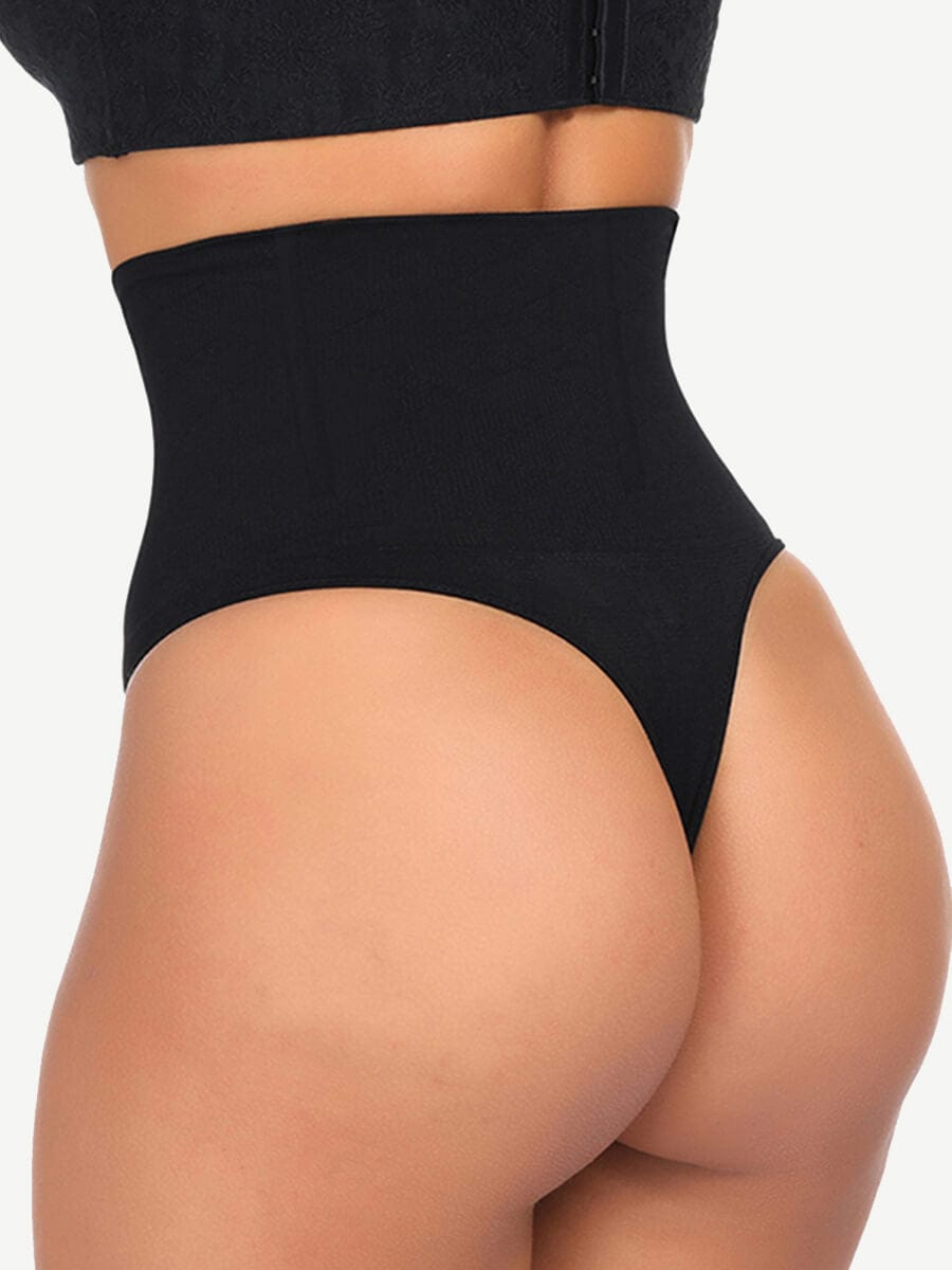 ssamless 4 Steel Bones Shapewear Thong Natural Shaping
