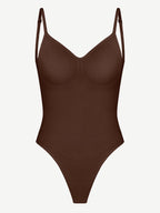 ssamless Cover-Breast Open-Back Thong