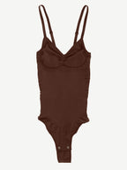 ssamless Cover-Breast Open-Back Thong