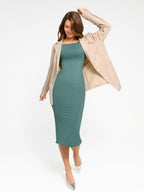  ?? Eco-friendly Seamless Short-sleeved Outerwear Dress