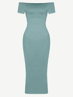  ?? Eco-friendly Seamless Short-sleeved Outerwear Dress