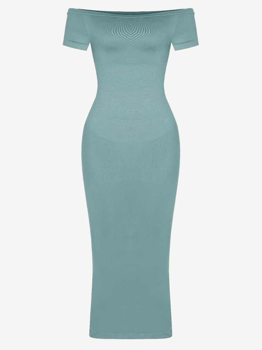  ?? Eco-friendly Seamless Short-sleeved Outerwear Dress