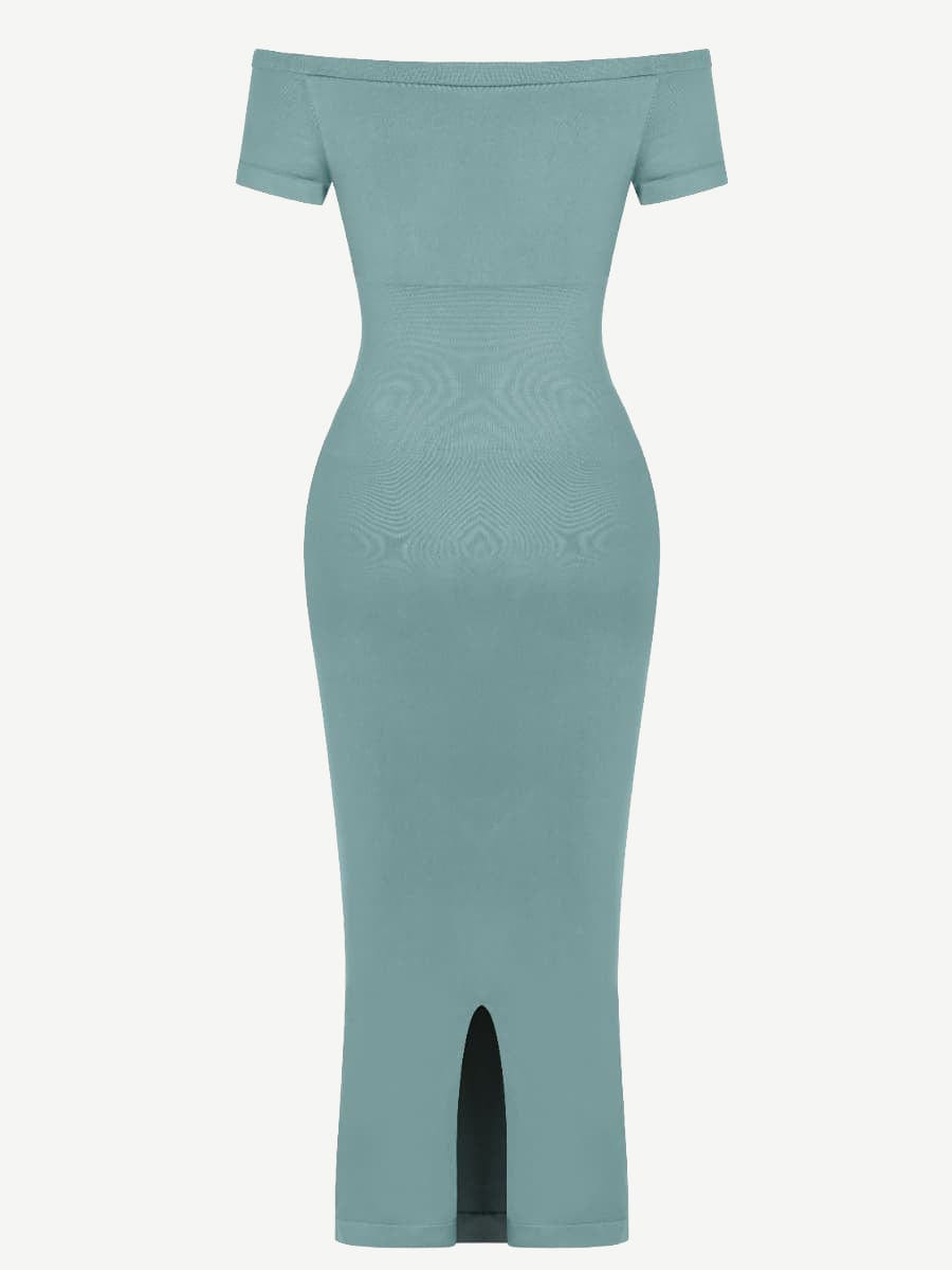  ?? Eco-friendly Seamless Short-sleeved Outerwear Dress