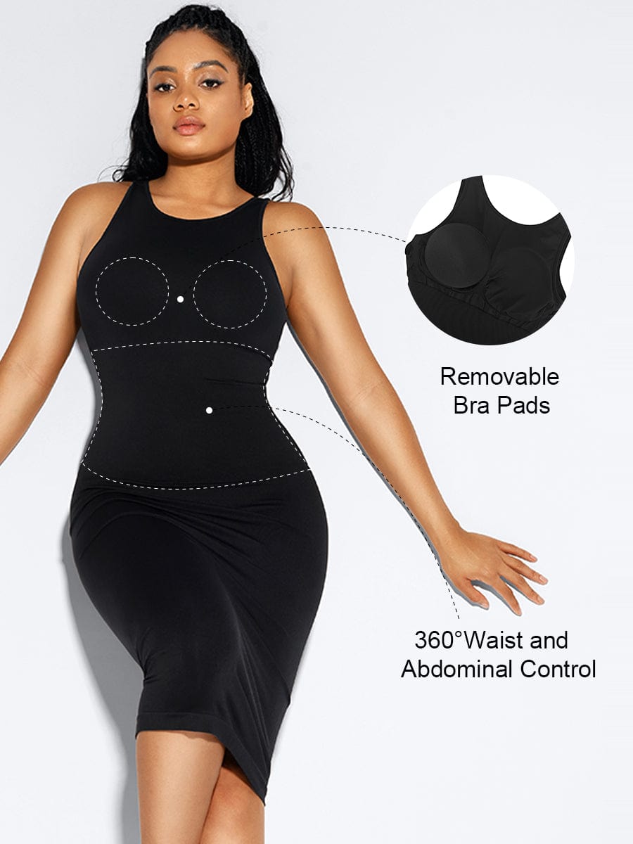 sso-friendly Shaper Large U-back Snatched Seamless Dress