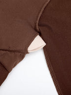 ?? Eco-friendly Seamless Bust Support Tummy Control High Side Slit Shaping Dress