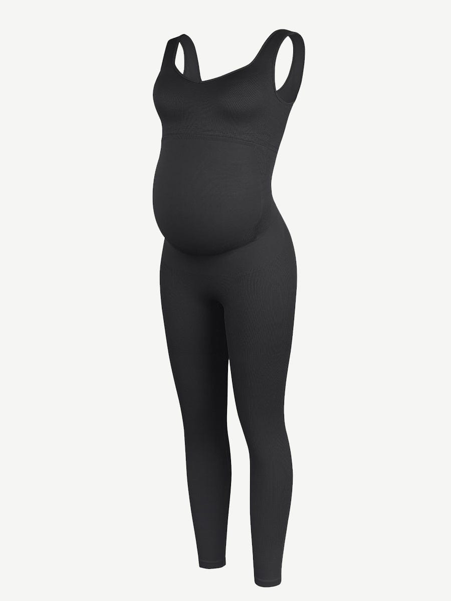 ssamless Eco-friendly?? Back Lifting Abdominal Supports Maternity Catsuit Jumpsuit