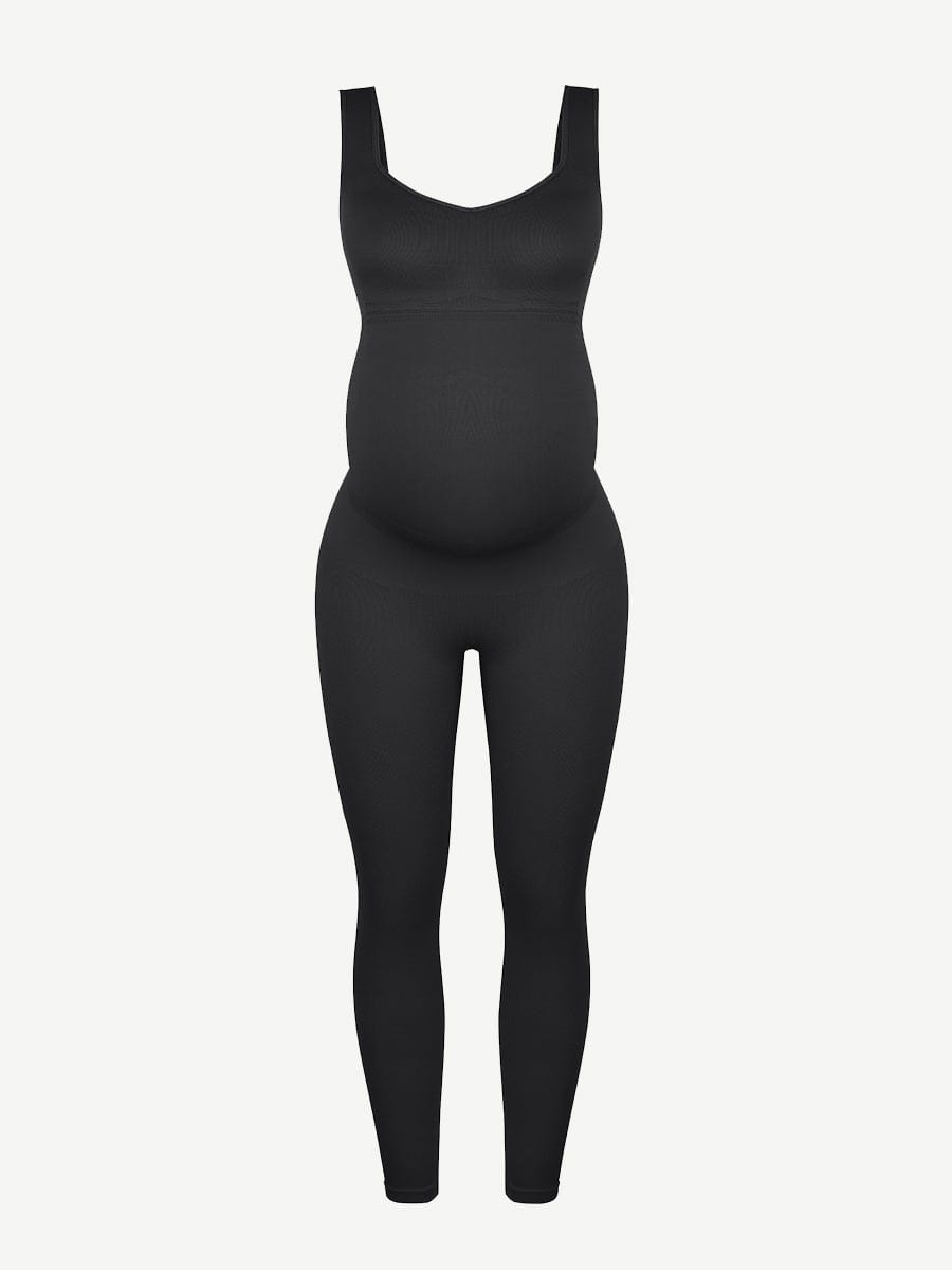 ssamless Eco-friendly?? Back Lifting Abdominal Supports Maternity Catsuit Jumpsuit